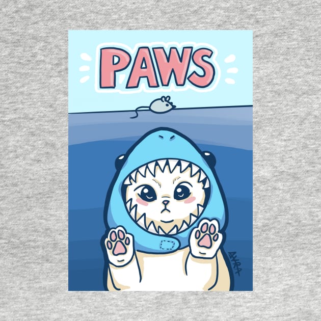 Paws - Jaws Kitty Cat by Ayra Ilustra